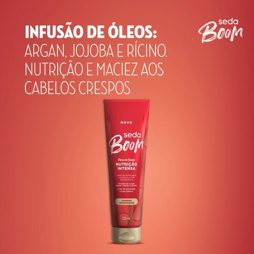 Shampoo Seda Boom Nutrição Intensa 250ml