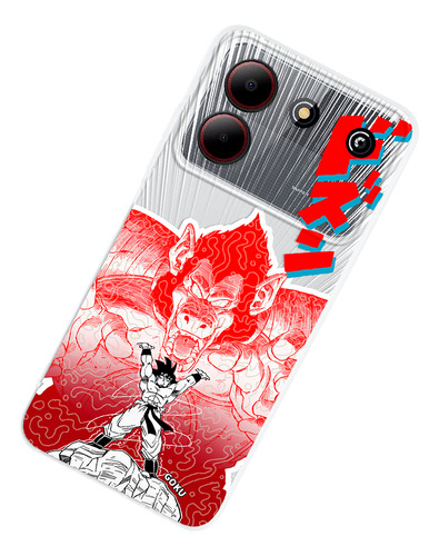 Funda Para Zte Dragon Ball Z Vegeta Goku Antigolpe Case