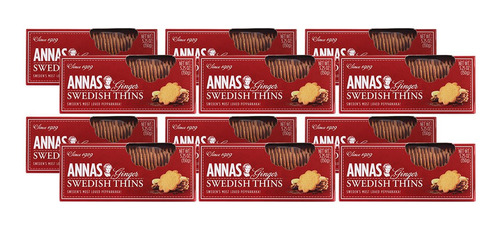 Annas Thins - Pepparkakor De Jengibre - 5.25 Onzas (paquete.