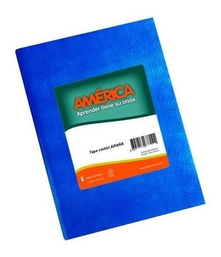 Imagen 1 de 1 de Cuaderno Escolar América T/dura Azul X 82 H. Ray