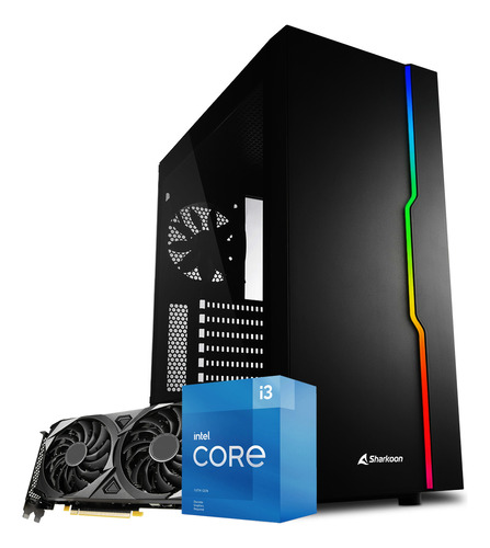 Pc Gamer Core I3 16gb Ddr4 480ssd Nvidia Geforce Rtx3050 8gb