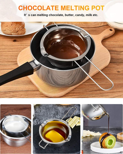 Olla De Caldera Doble De Acero Inoxidable Para Derretir C...