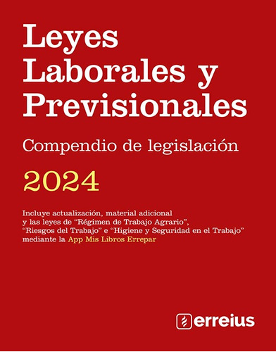 Leyes Laborales Y Previsionales 2024