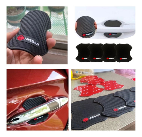 4 Pcs Protectores Manija Para Nissan Frontier V6 Pro-4x 2025