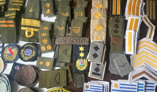 Parches Militares, Distintivos Escuadras, Lote 205 Piezas