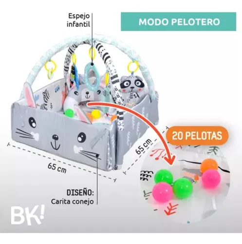Gimnasio Happy Space 4 En 1 Bipokids - Art. 351-1a
