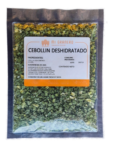Cebollín Deshidratado Granel 1 Kilo