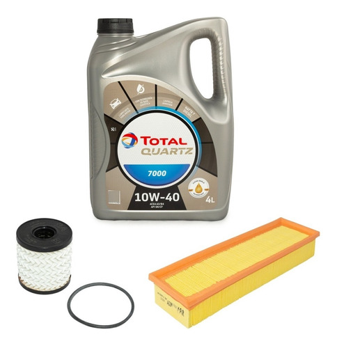 Kit 2 Filtros + Aceite Citroen C3 1.5 Nafta Vti Original