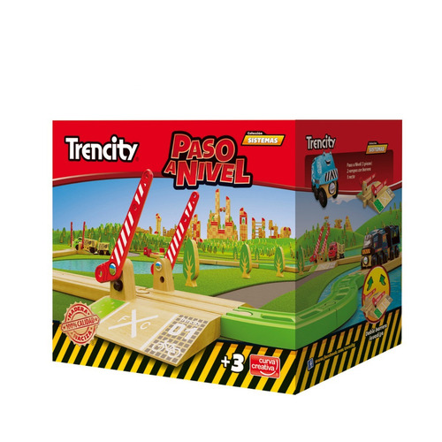 Trencity Paso A Nivel Para Trenes Con 2 Barreras Premium