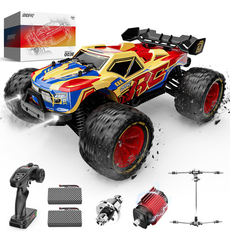 Auto Rc Deerc 1/14 Alta Velocidad 50 Km/h Todoterreno Imperm Personaje Color