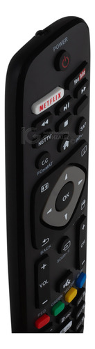 Control Remoto Compatible Con Philips Smart 40pf149 Netflix Y Youtube Incluye 4 Pilas Divitech® Aaa