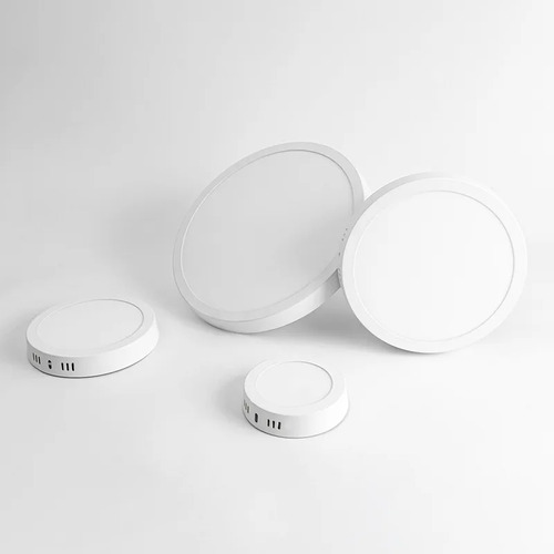 Pack X 10 Plafón Led 24w Sobrepuesto Redondo Luz Fría/cálida