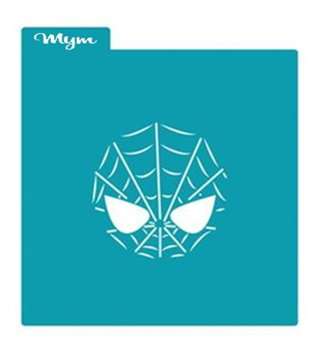 Stencil Spiderman - Planilla Decorativa Para Pintar