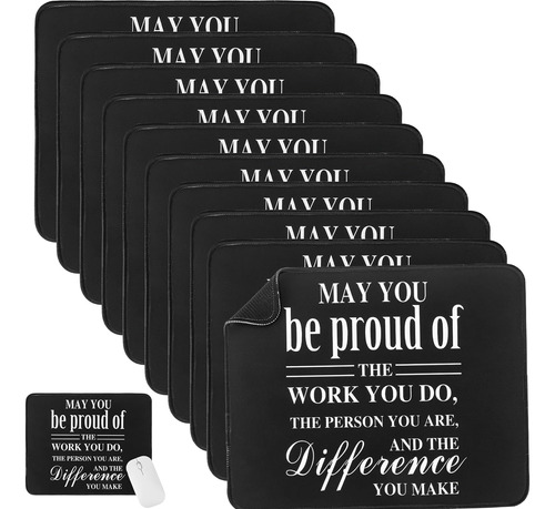 10 Pcs Mouse Pad Inspirador Mujeres 10.2x8.2 Pulgadas R...