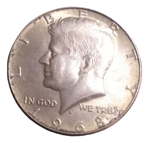 Moneda Medio Dólar U S A Kennedy Plata Ley 400 Años  60´s