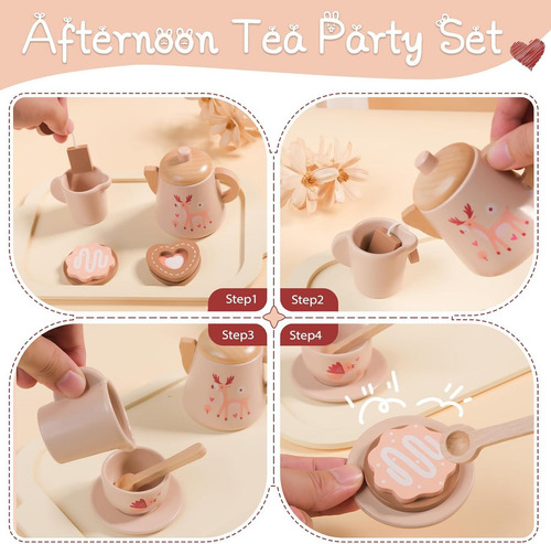 Juego De Cocina Para Niñas Accesorios Para El Té