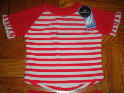 Imagen 5 de 5 de Pantalon De Bano Nautica 2 Pz Talla Proteccion Uv ( 713 )