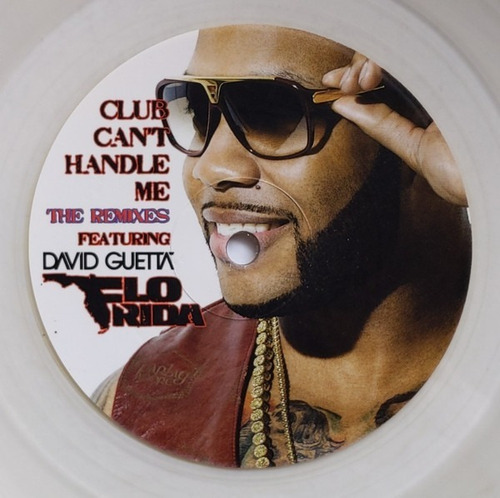 Flo Rida Club Can't Handle Me Maxi Vinilo Transparente