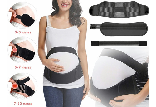 cinturón de soporte abdominal,Aliviar el daño de la presión púbica de la cintura y el suelo pélvico,Adecuado para prenatal y posparto transpirable y cómodo,XL ajustable Fajas de embarazo 