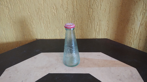 Antigua Botella Campari Soda Vacia Tapa Original Alt 13 Cm