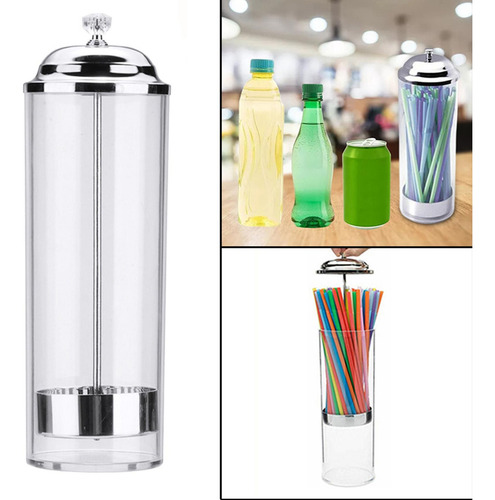 Dispensador De Canudo De Plástico - Canudo Retrô Suporte .