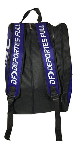 Bolso Mochila Paletero Padel Paletas Para Ropa Accesorios Df Color Azul