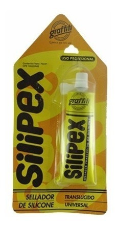 Silicon Transparente De Uso General 70ml Silipex