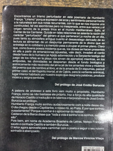 Imagen 2 de 5 de La Noche De Un Dia * Humberto Franca * Bilingue *