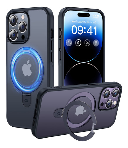 Funda Para iPhone 14 Pro Max Con Soporte Magnetico Invisible