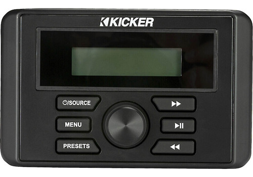 Reproductor Estereo Kicker Kmc3 Bluetooth Usb Am/fm Marino 