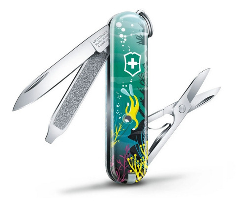 Imagen 3 de 4 de Navaja Clas Edición Especial Deep Dive 58mm Buco Victorinox