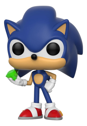Funko Pop! Games - Sonic The Hedgehog Com Esmeralda Sega