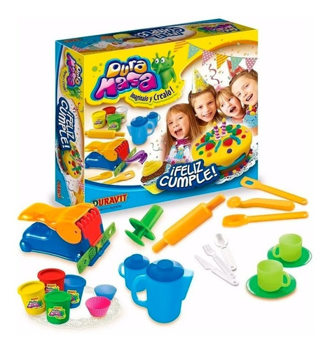 Juego De Masas Infantiles Feliz Cumple Duravit C/ Accesorios