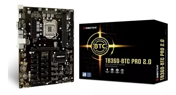 Motherboard Biostar Tb360 Pro Btc 2.0 12 Pcie Mineria