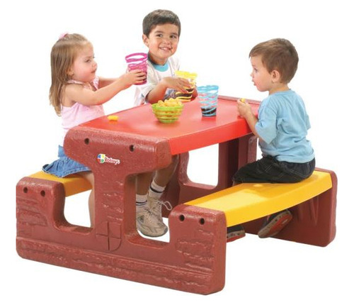 Mesa De Campo Picnic Rotoys Mesita Exterior Interior