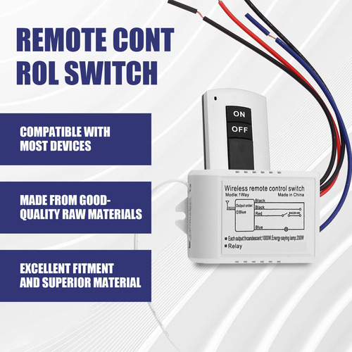 Canal Con Transmisor Digital 220v/off 1 Wirele