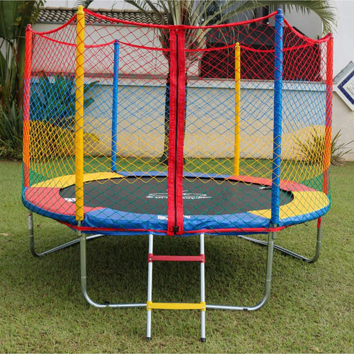 Cama Elástica Infantil Brinquedo Pula Pula 2.44m Henri Trampolim