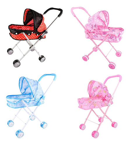Carrito De Muñecas Blue Simulation
