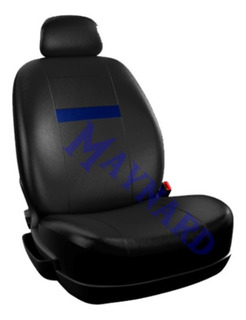 Asiento delantero cubre ajuste FORD KUGA Cuero Negro//Gris