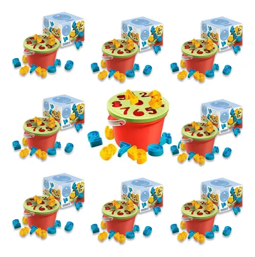 Juguetes Balde Numeros X 5