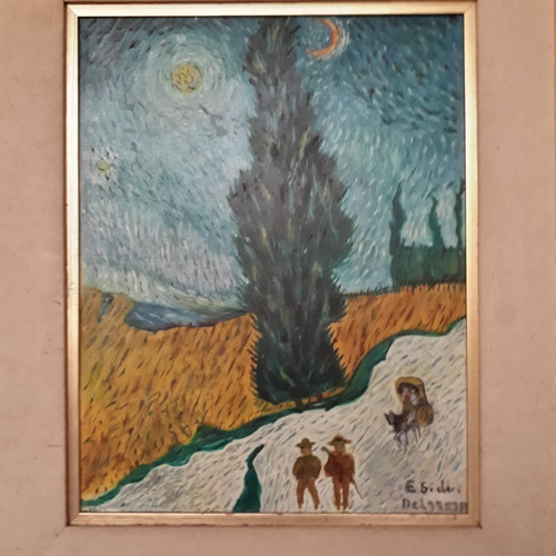 Cuadro Al Óleo Original De Elena Delgrosso (Usado)
