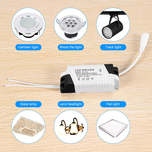 Hel Controlador De Alimentación Led De 12-18 W, 86-265 V