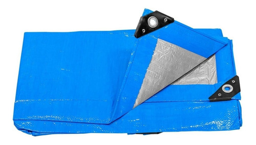 Lona Impermeable Protección Uv 7 X 10 Mt Azul Pretul Lp-710