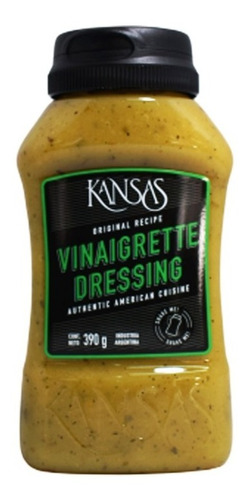 Salsa Vinaigrette Dressing  Kansas 390 Gr Saborizante  