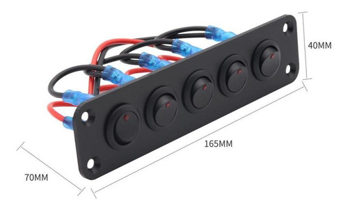 Panel De Interruptor De Palanca De 12v Control Flexible