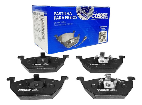 Juego 4 Pastillas De Freno Cobreq Volkswagen Bora Golf