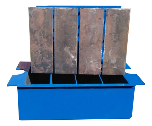 Molde Marca Ckuane De 4 Piezas De Block Tipo Tabicón