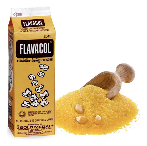 Paquete De Flavacol Sal De Mantequilla Para Palomitas Y Glaz
