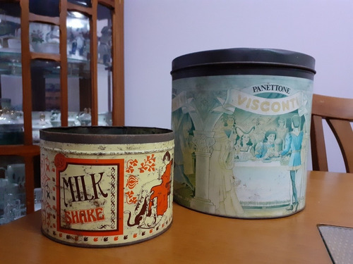 Lote De 2 Latas Antigas Visconti E Sorvetes Kibon 