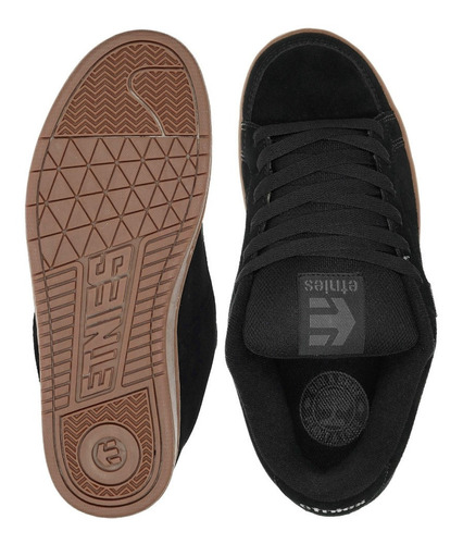 Imagen 4 de 8 de Tenis Etnies Kingpin Black Dark Grey Gum Skate Hombre